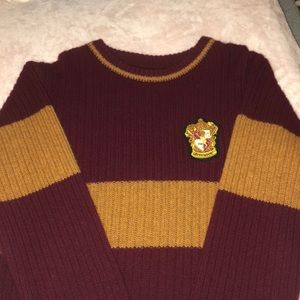 OFFICIAL HARRY POTTER QUIDDITCH SWEATER GRIFFINDOR